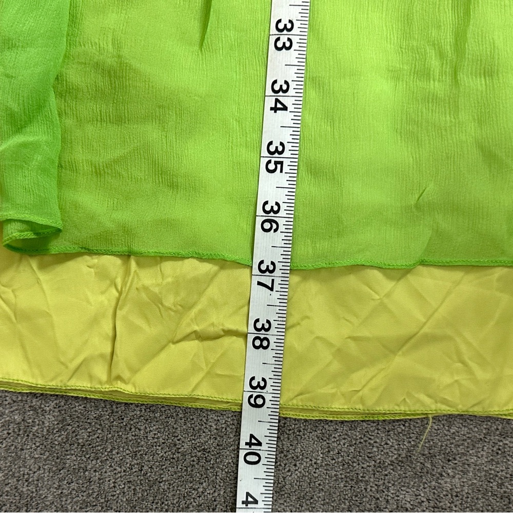VINTAGE Bright Green Dress - Picture 14 of 14